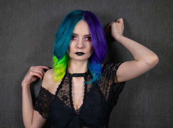 Раздельное окрашивание Split hair - что это такое