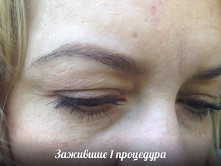 светлый цвет бровей