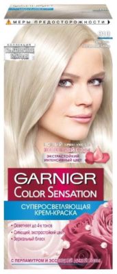 GARNIER Color Sensation Платиновые блонды стойкая крем-краска