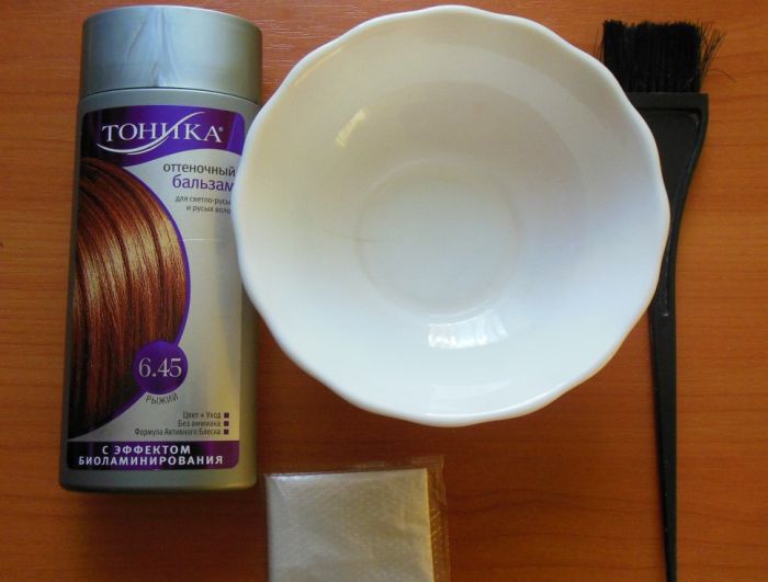 как краситься тоником