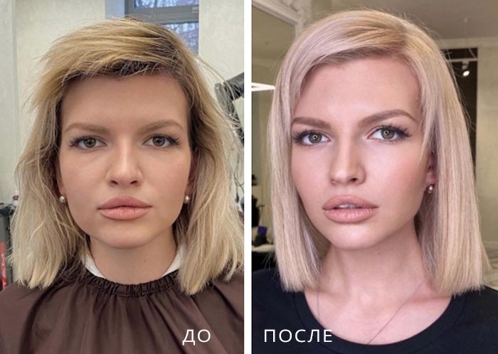 Стрижка после 35 лет для квадратного типа лица