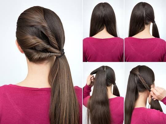 Ход коня: как сделать идеальный низкий хвост с пробором на сайте SalonSecret в России