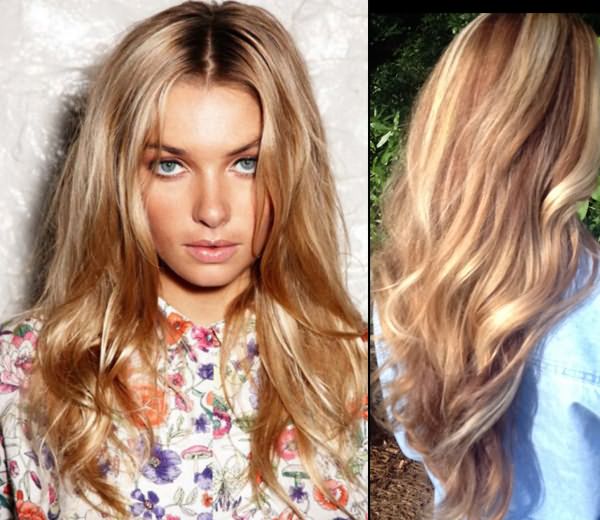 Оттенок «Розовое золото» Wella Color Touch 9/36