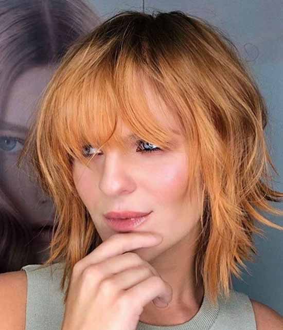 Удлиненная челка: с какими стрижками носить длинные челки, фото