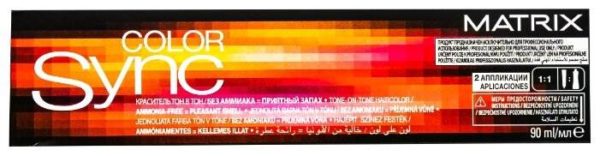 Matrix Color Sync краска для волос без аммиака, 90 мл