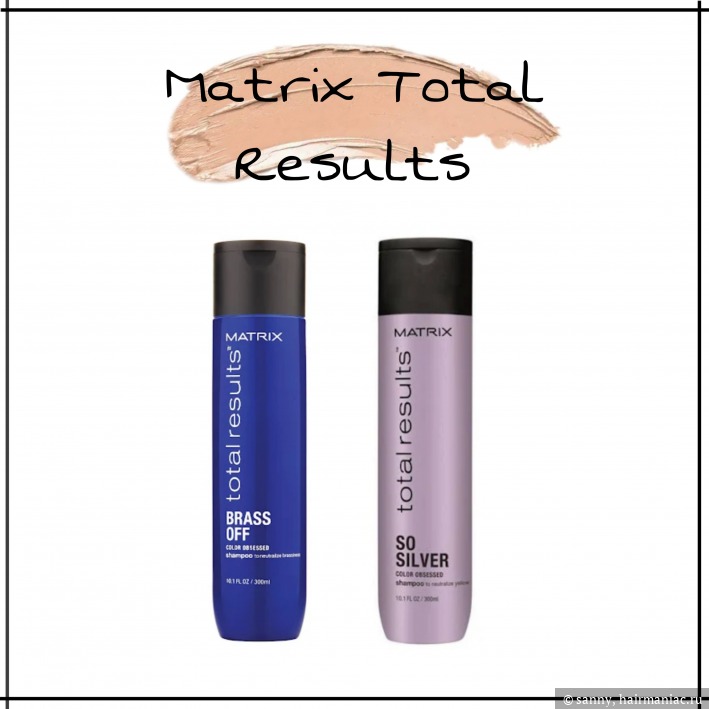 Линейка Total Results от Matrix состоящая из 3 оттеночных шампуней