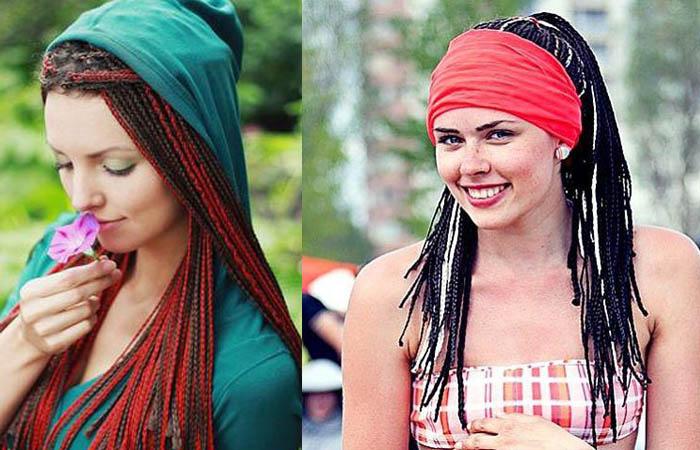 Африканские косички – кому идут, плюсы и минусы, фото, как заплести на короткие, средние и длинные волосы. Плетение африканских косичек с нитками