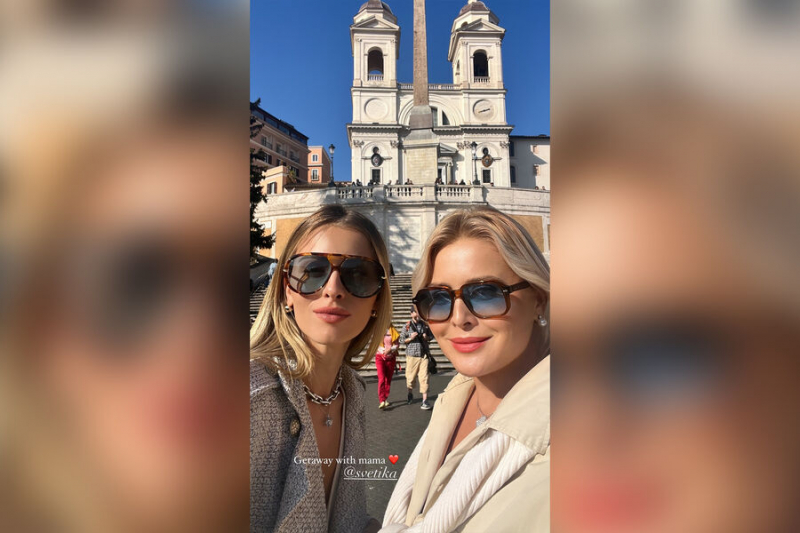 Внучка Ротару опубликовала фото с матерью из Рима: «Сбежали»