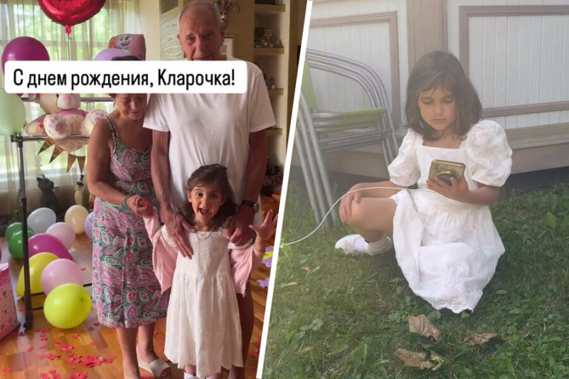85-летний Эммануил Виторган показал свою 6-летнюю дочь